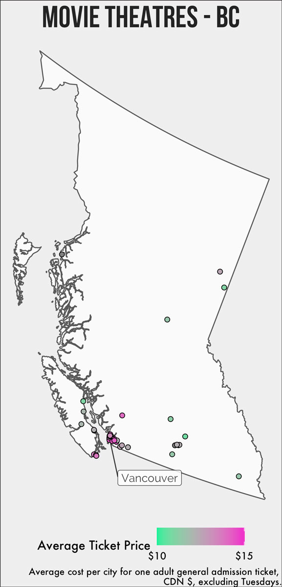 map british columbia theatres