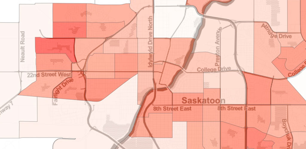 Saskatchewan map