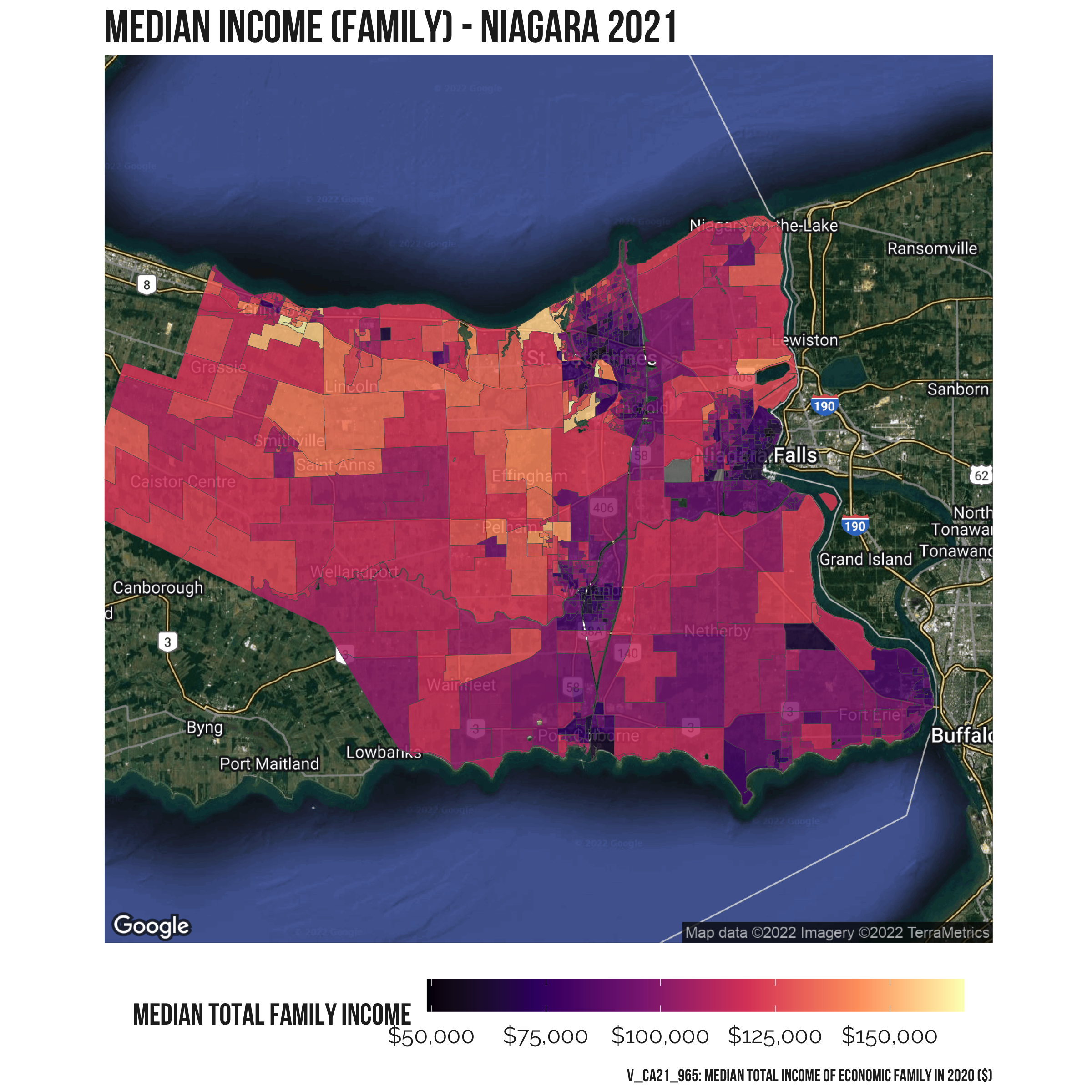 income map niagara